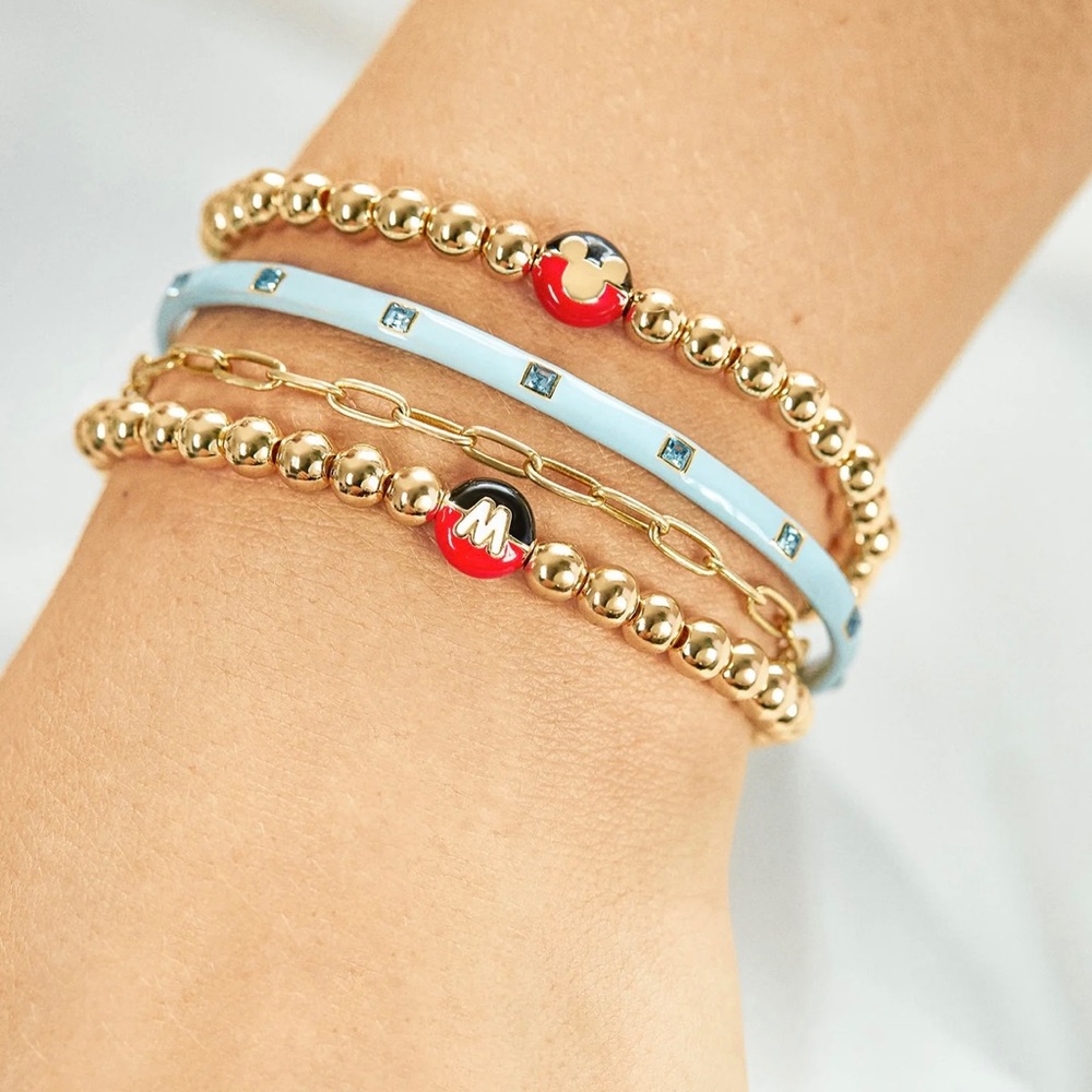BaubleBar Mickey initial Pisa Bracelet “R”